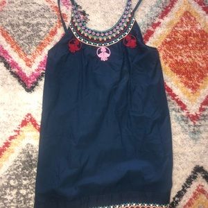 Bohemian Hippie Embroidered Tank BUNDLE ONLY